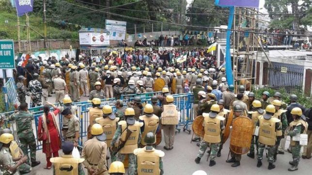 protests-darjeeling