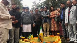 [Pic by Nand Poudel GJM (BT) faction commemorating Balidan Diwas at Sibchu]