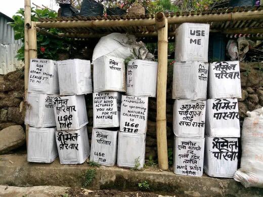 Trimel Samaj: Free Dustbin distribution