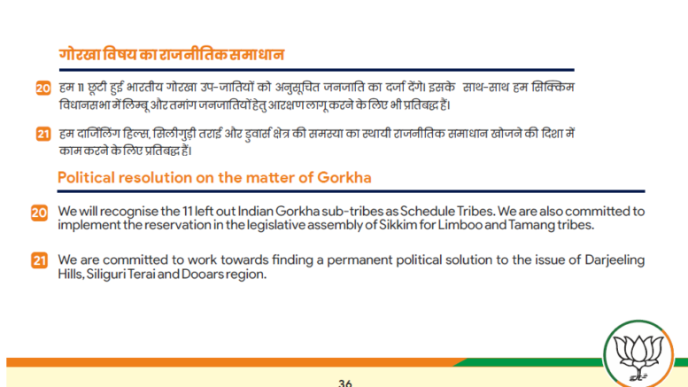 BJP Election Manifesto, 2019