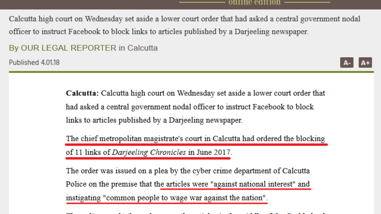 Press Freedom Darjeeling