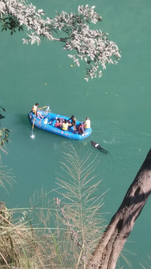 Rescuing on River Teesta