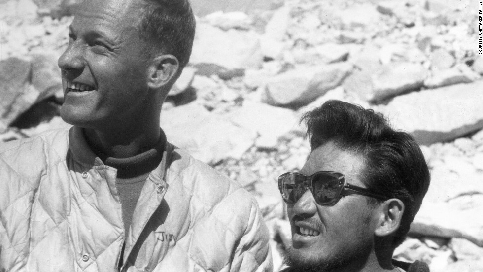 Nawang Gombu and Jim Whittaker, summited Mount Everest together in 1963.