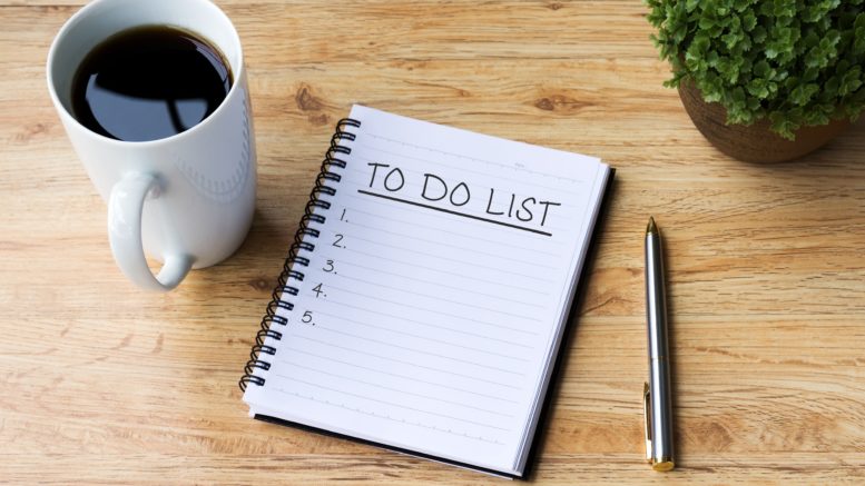 Corona Virus To Do List