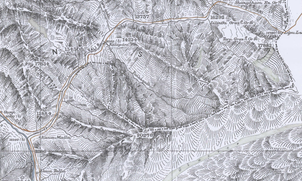 Survey General of India 1879 map