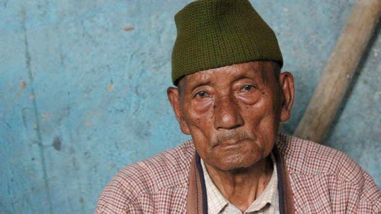 Capt. Amber Singh Gurung (Retd) World War - II Veteran - The Darjeeling ...