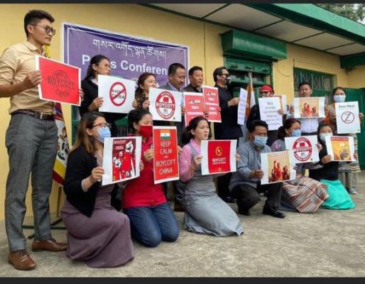 Boycott China by Tibetan in Sikkim