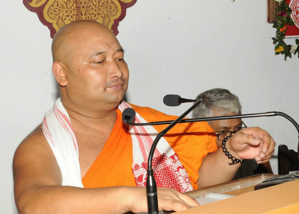 President of India at Bodhgaya, 2003