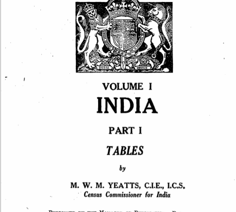 Census 1941 - Hill Tribes