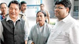 Bimal Gurung with Mamata Banerjee