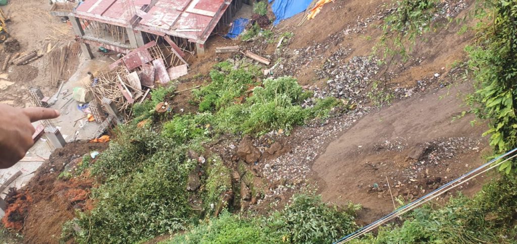 Waste Landslide Darjeeling