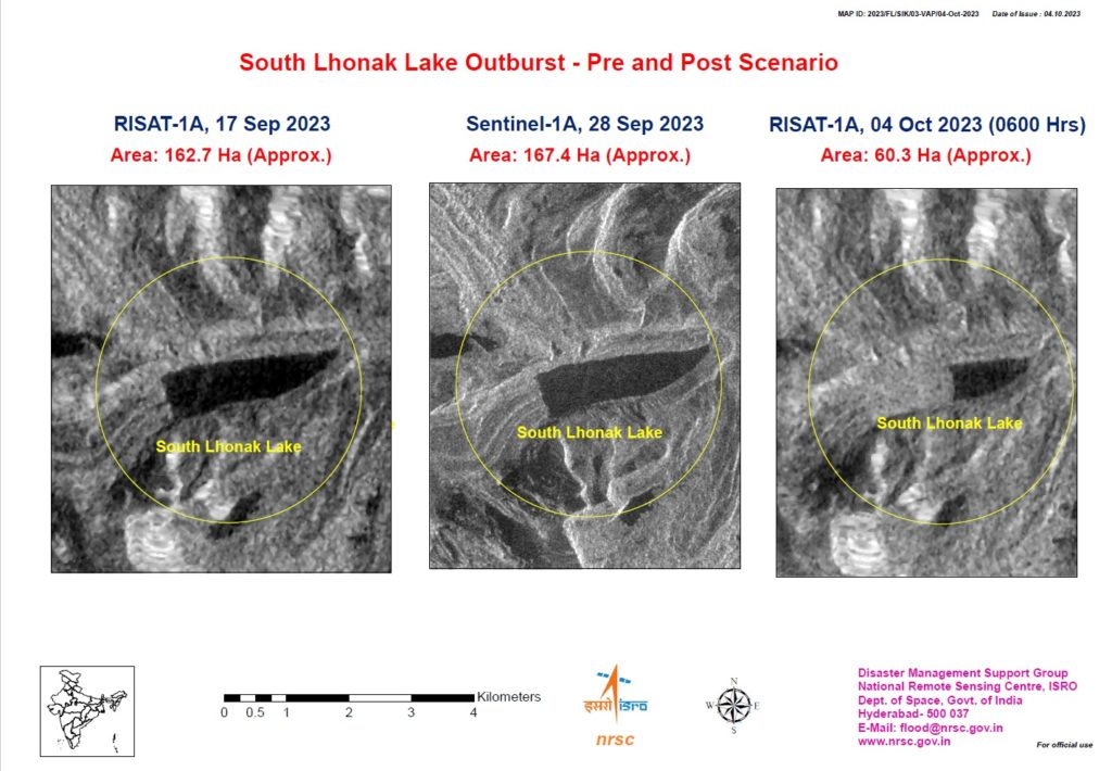 Teesta - FLood South Lhonak Lake