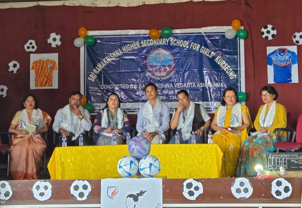 Crispin Chettri and the author Dr. Binu Sundas honoured by their alumni