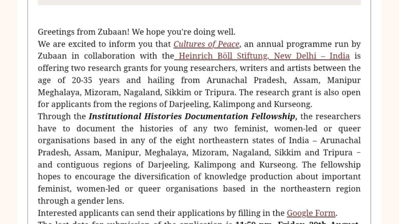 Culture of Peace Research Support