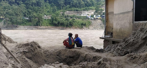 Mourning the loss at Teesta Bazaar